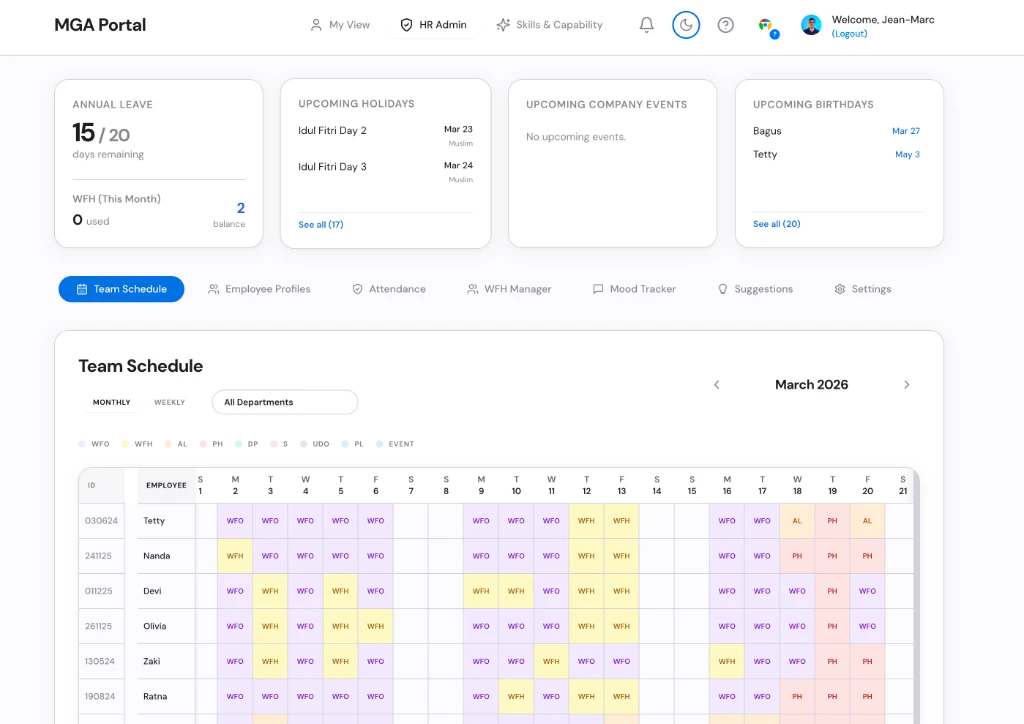 MGA Enterprise App